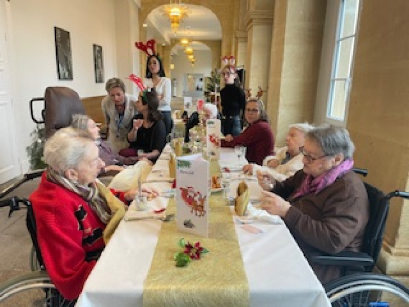 Suite repas de Noël avec les familles