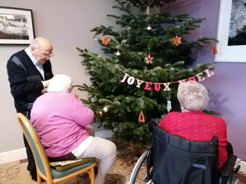 DECORATION DES SAPINS DE NOËL