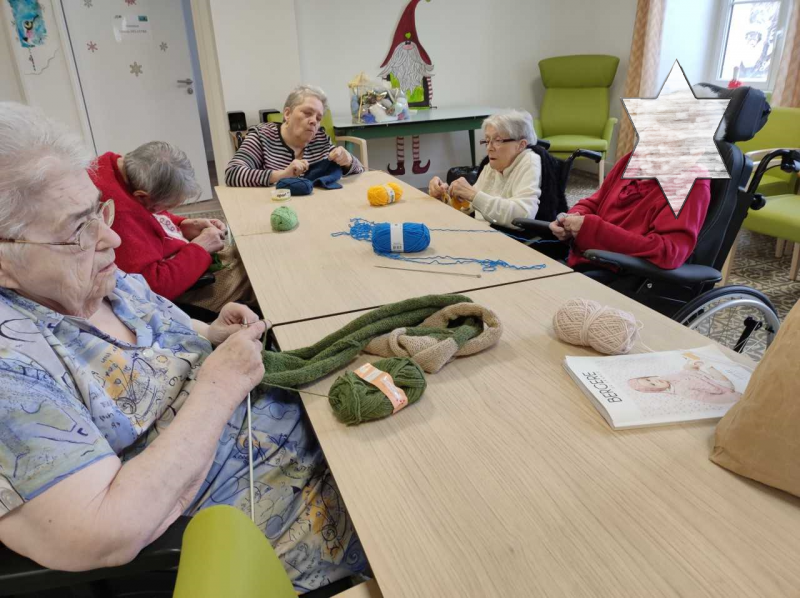 Atelier tricot EHPAD