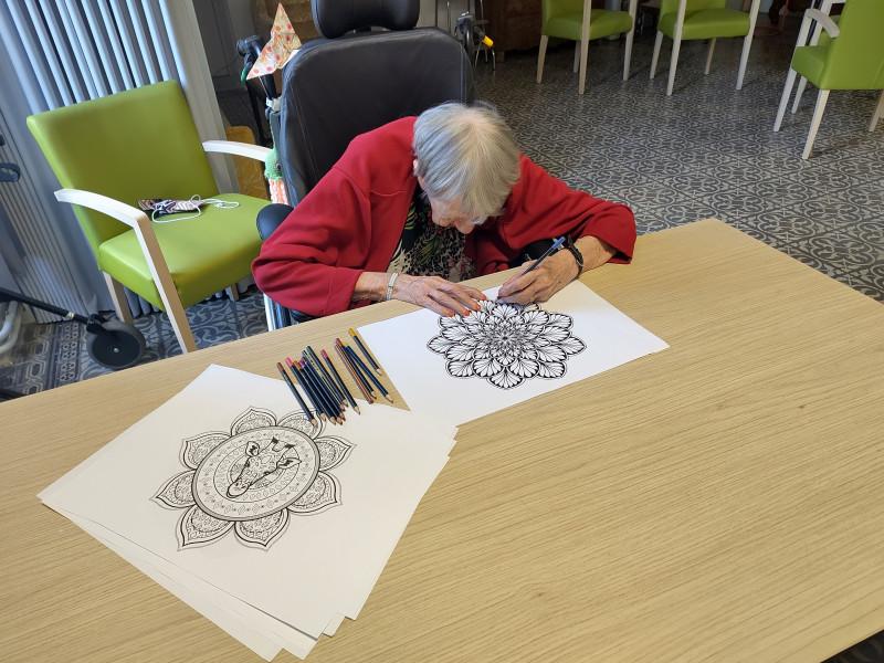 Coloriage de mandala
