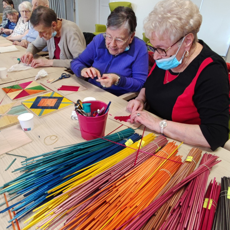 Marqueterie de paille