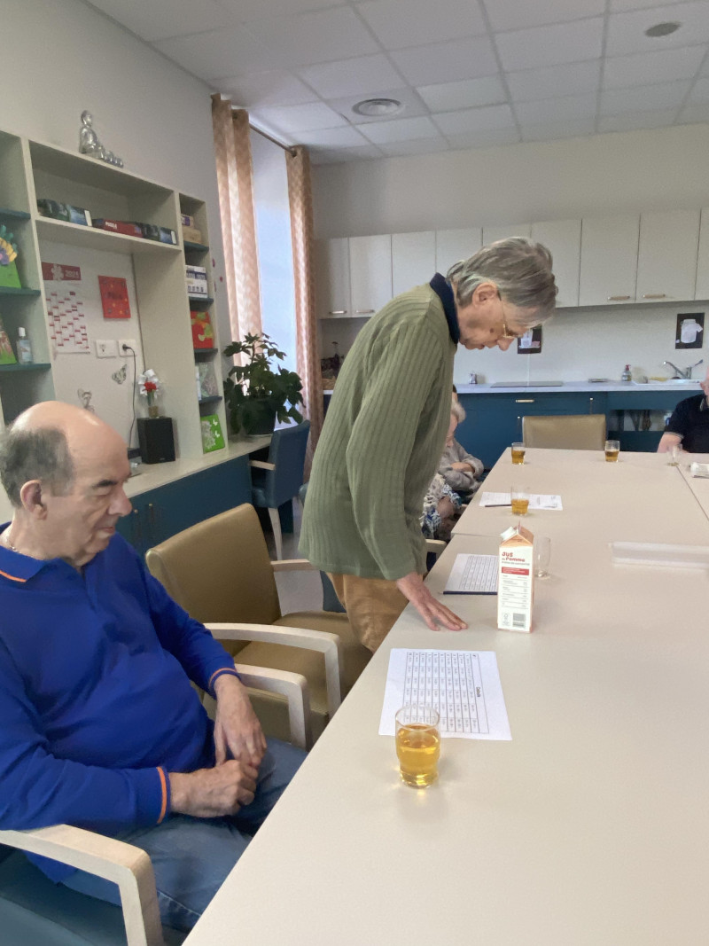 jeux mémoire pour les résidents du PASA