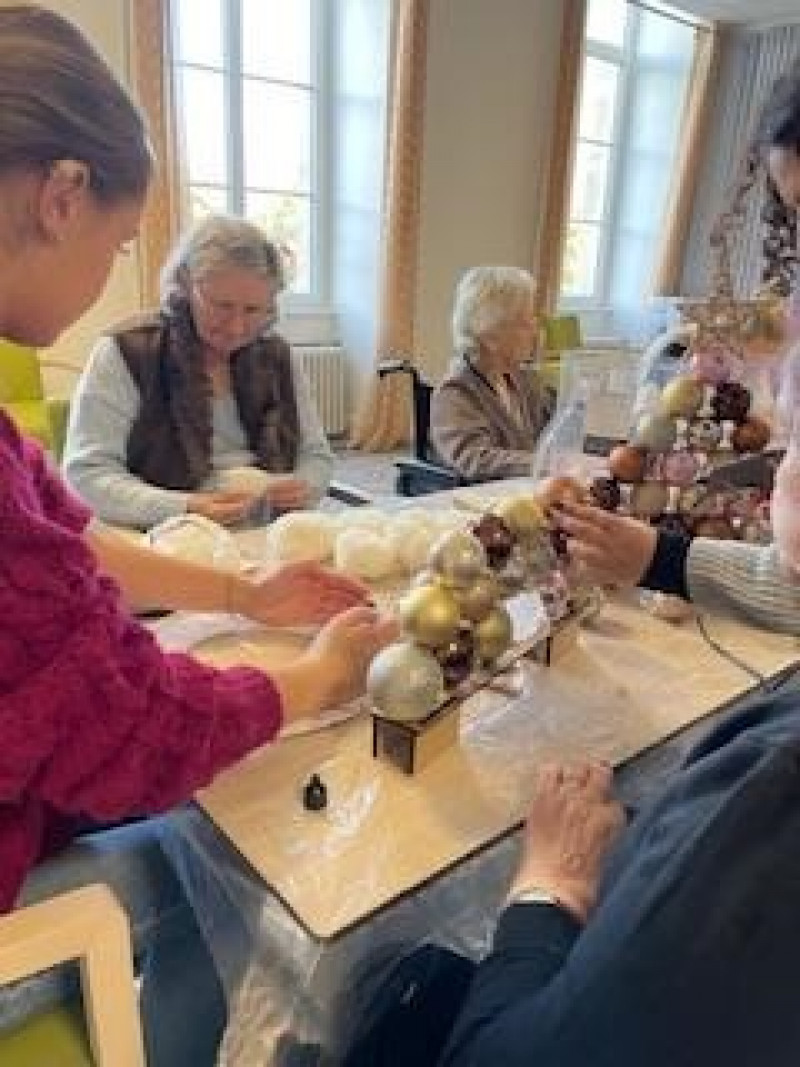 atelier créatif pour le Marché de Noël