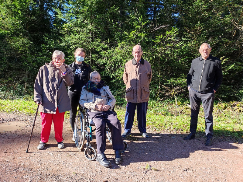 Balade d'attelage de chiens de traineaux EHPAD