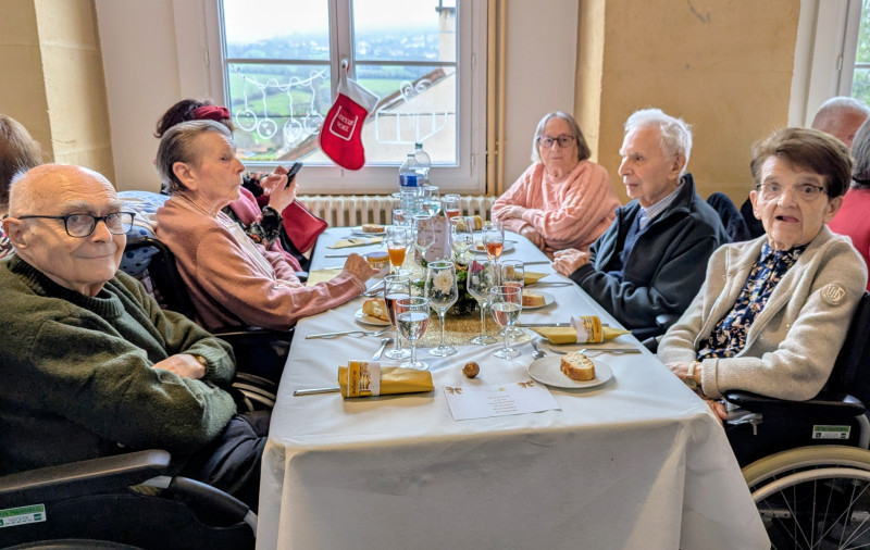 Repas de Noël des familles