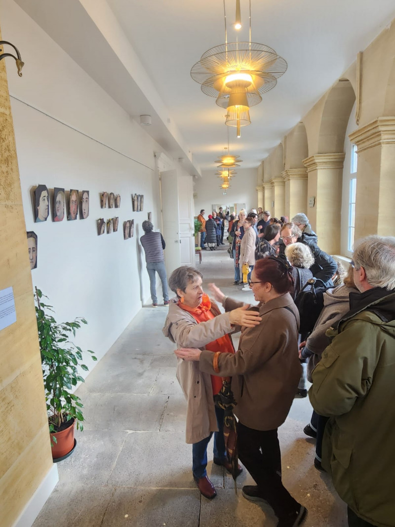 Le Vernissage de l'Exposition de Corinne Moucan